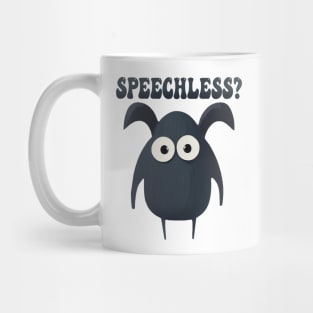 Speechless Cute Monster Mug